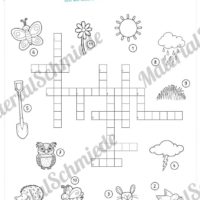 Kreuzworträtsel Frühling (Vorschau)