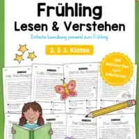 Lesen & Verstehen (Frühling): Ankreuzen (10 Arbeitsblätter)