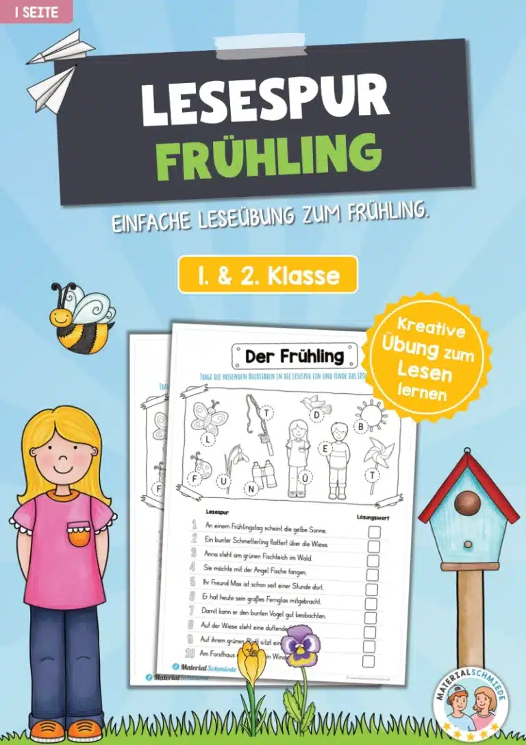 Lesespur Frühling