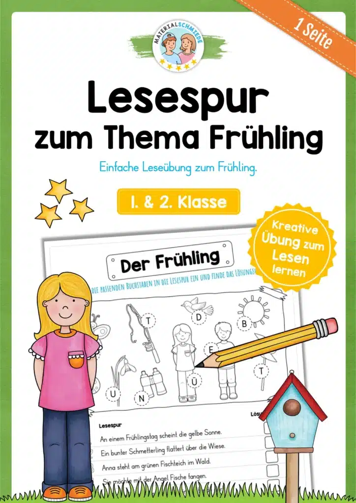 Lesespur Frühling (1. & 2. Klasse)