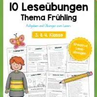 10 Leseübungen zum Frühling (Lesen & Verstehen)