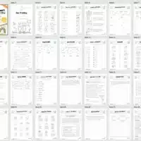 Materialpaket Frühling: 25 Arbeitsblätter (Deutsch 2/3 Klasse) - Überblick