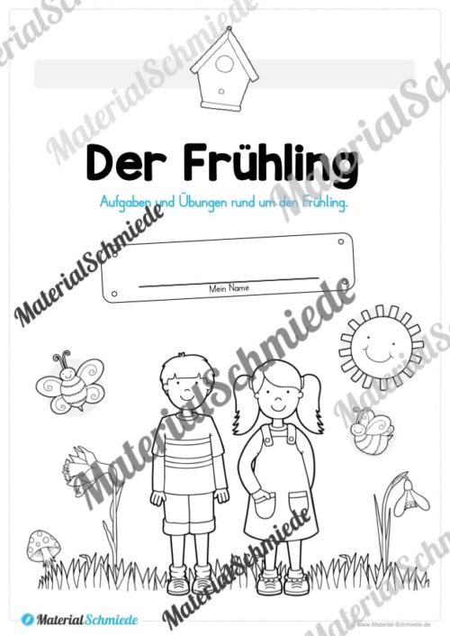 Materialpaket Frühling: 1. Klasse (Vorschau 01)