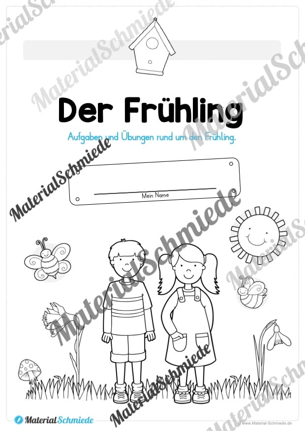 Materialpaket Frühling: 1. Klasse (Vorschau 01)