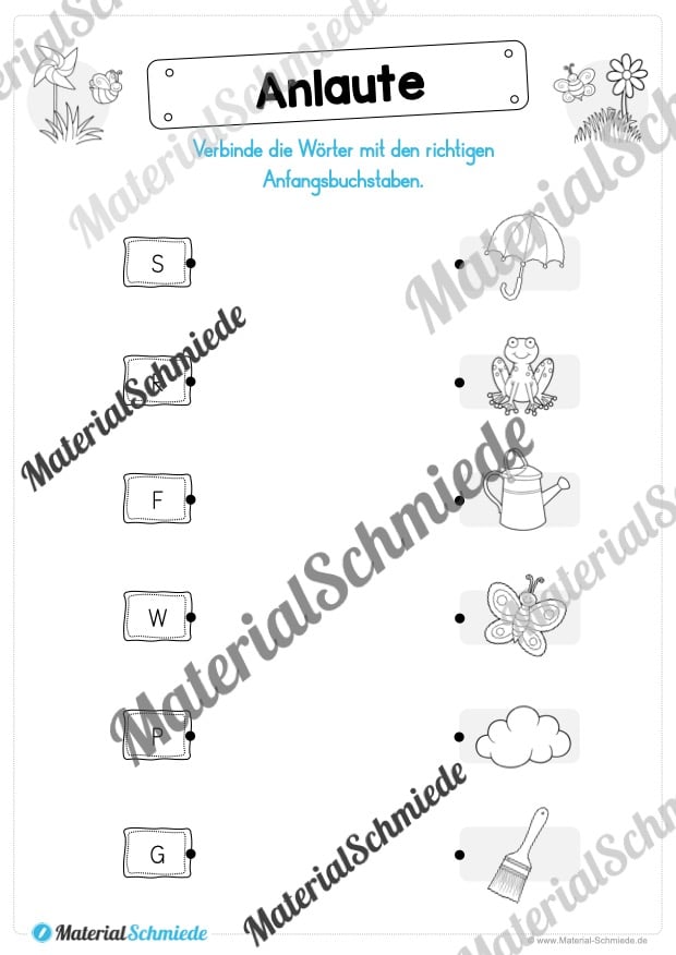 Materialpaket Frühling: 1. Klasse (Vorschau 03)