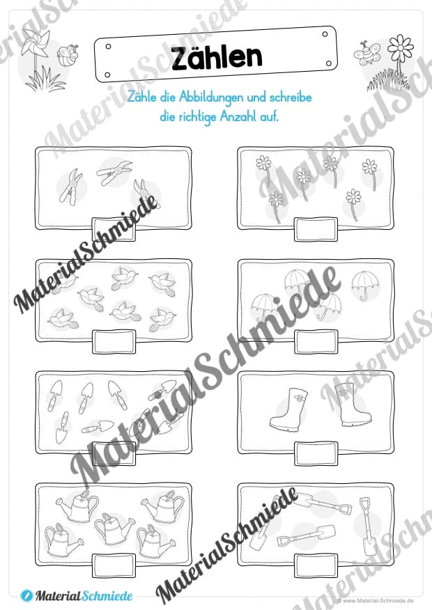 Materialpaket Frühling: 1. Klasse (Vorschau 04)