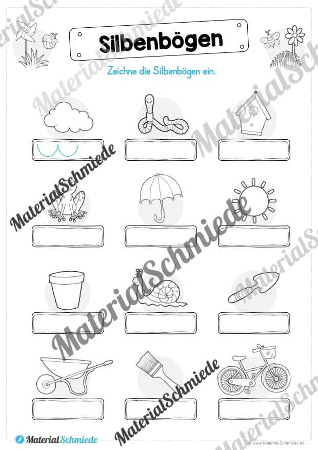 Materialpaket Frühling: 1. Klasse (Vorschau 05)