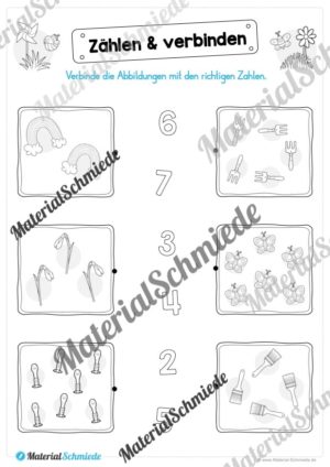 Materialpaket Frühling: 1. Klasse (Vorschau 08)