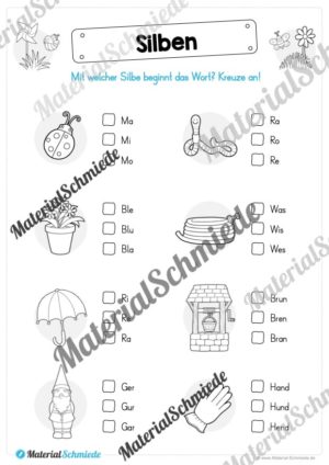 Materialpaket Frühling: 1. Klasse (Vorschau 11)