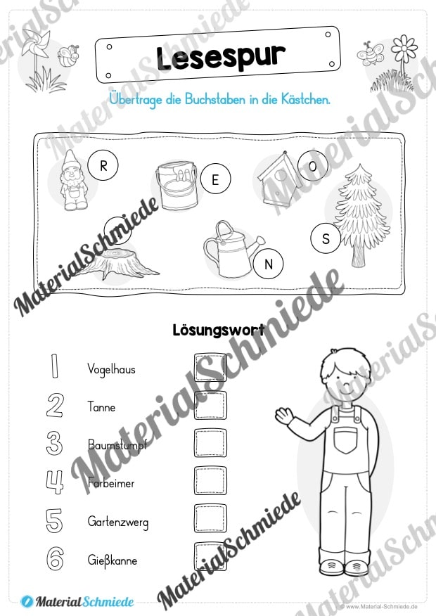 Materialpaket Frühling: 1. Klasse (Vorschau 17)