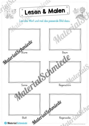 Materialpaket Frühling: 1. Klasse (Vorschau 18)