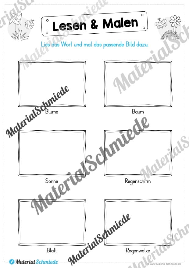 Materialpaket Frühling: 1. Klasse (Vorschau 18)