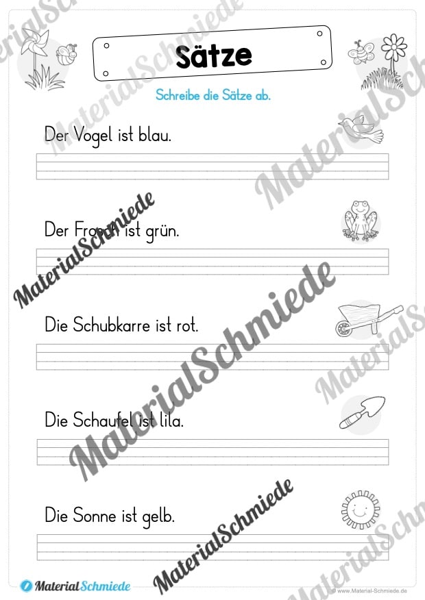 Materialpaket Frühling: 1. Klasse (Vorschau 24)