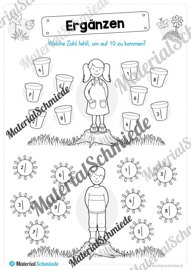 Materialpaket Frühling: 1. Klasse (Vorschau 25)