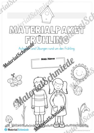 Materialpaket Frühling: 1. Klasse (Vorschau 01)