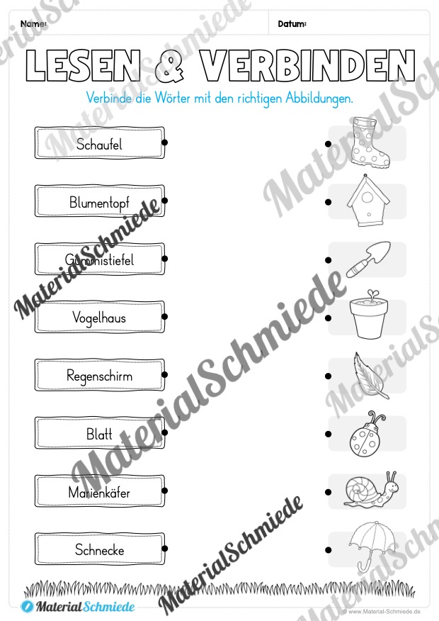 Materialpaket Frühling: 1. Klasse (Vorschau 07)