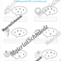 Materialpaket Frühling: 1. Klasse (Vorschau 09)
