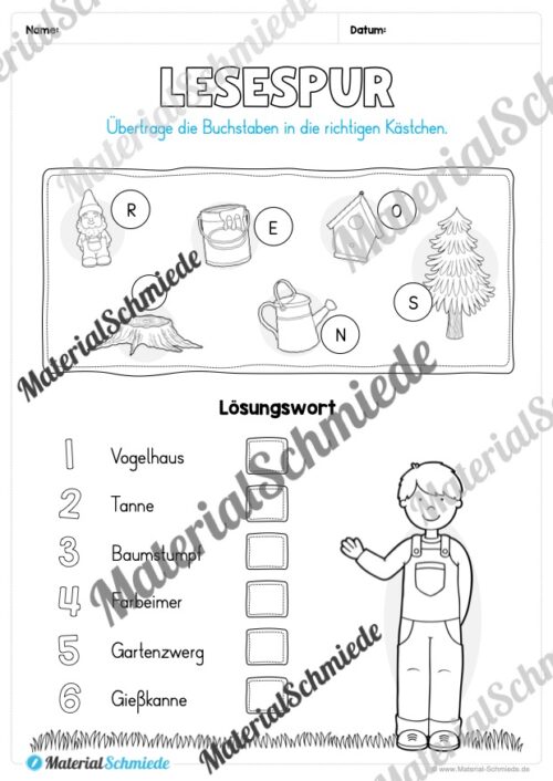 Materialpaket Frühling: 1. Klasse (Vorschau 12)