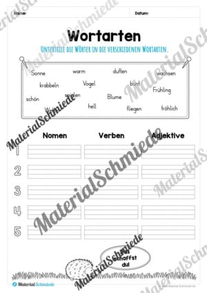 Materialpaket Frühling: 2. Klasse (Vorschau 13)