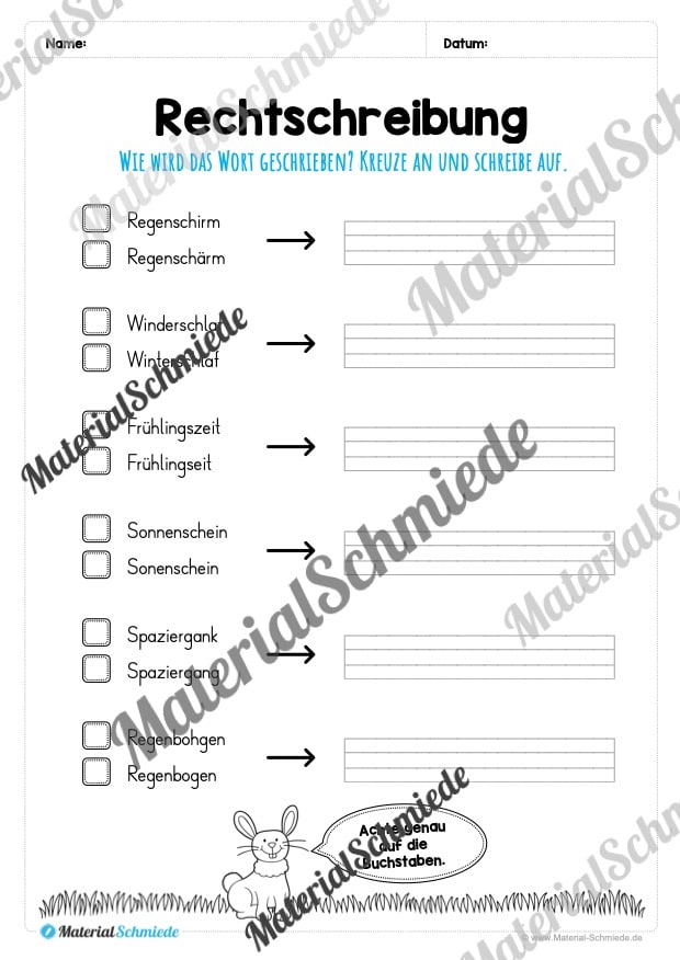 Materialpaket Frühling: 2. Klasse (Vorschau 22)