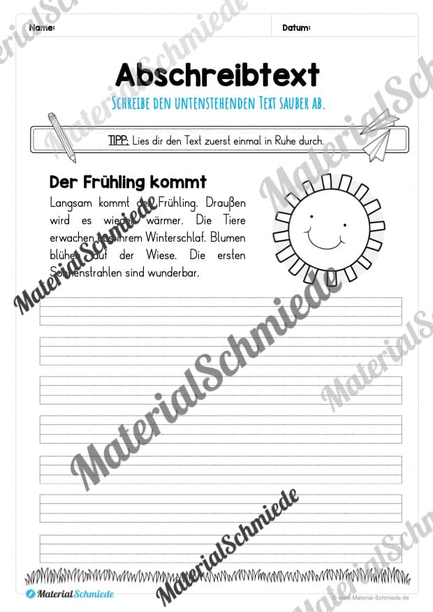 Materialpaket Frühling: 2. Klasse (Vorschau 26)