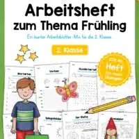 Arbeitsheft Frühling: 2. Klasse (25 Arbeitsblätter)