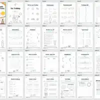 Arbeitsheft Frühling: 2. Klasse (25 Arbeitsblätter) - Überblick