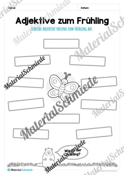 Materialpaket Frühling: 3. Klasse (Vorschau 03)