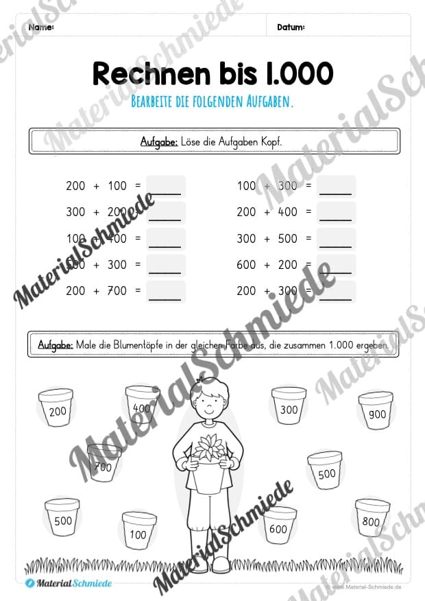 Materialpaket Frühling: 3. Klasse (Vorschau 06)