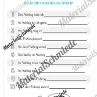 Materialpaket Frühling: 3. Klasse (Vorschau 21)