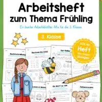 Arbeitsheft Frühling: 3. Klasse (25 Arbeitsblätter)