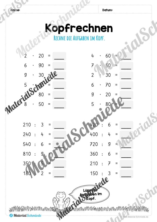 Materialpaket Frühling: 4. Klasse (Vorschau 05)