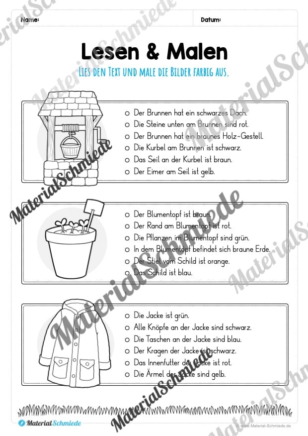 Materialpaket Frühling: 4. Klasse (Vorschau 06)