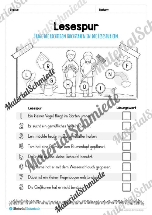 Materialpaket Frühling: 4. Klasse (Vorschau 09)