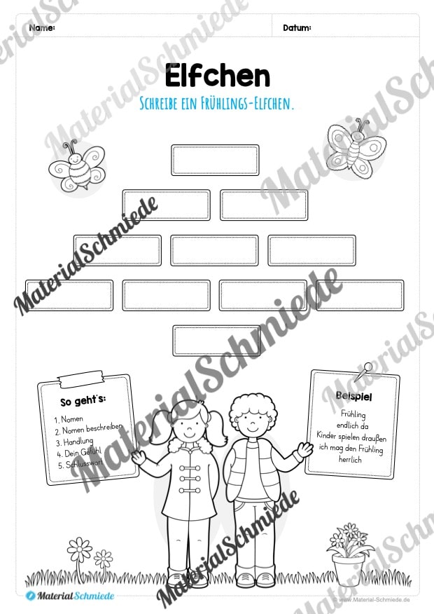 Materialpaket Frühling: 4. Klasse (Vorschau 22)