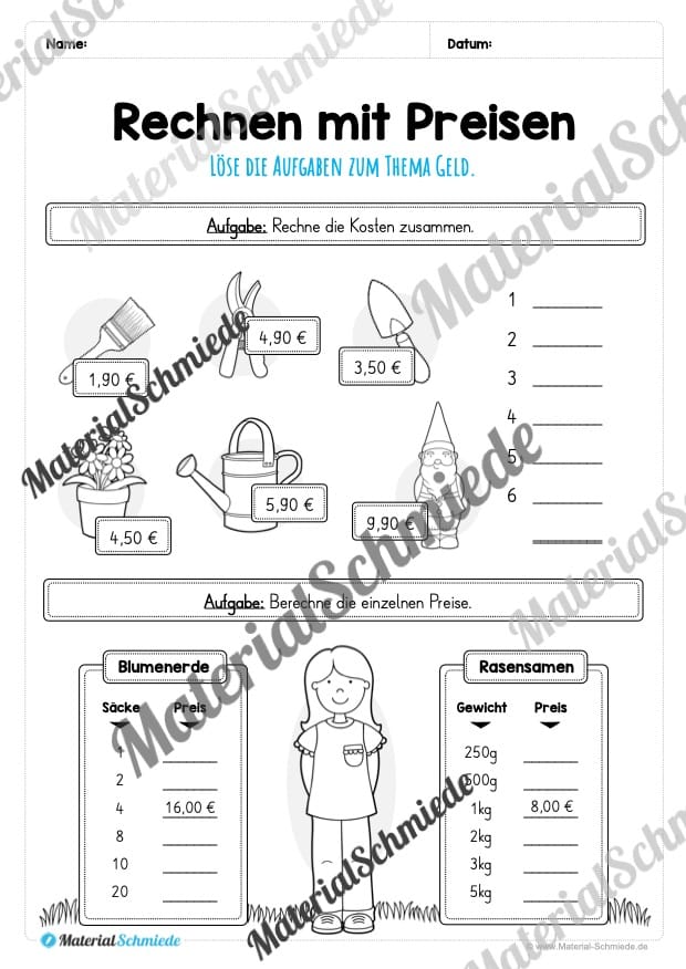 Materialpaket Frühling: 4. Klasse (Vorschau 24)