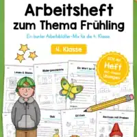 Arbeitsheft Frühling: 4. Klasse (25 Arbeitsblätter)
