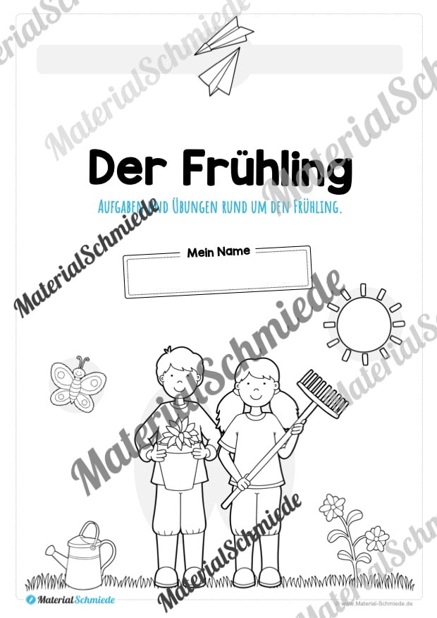 Materialpaket Frühling: Vorschule (Vorschule 01)