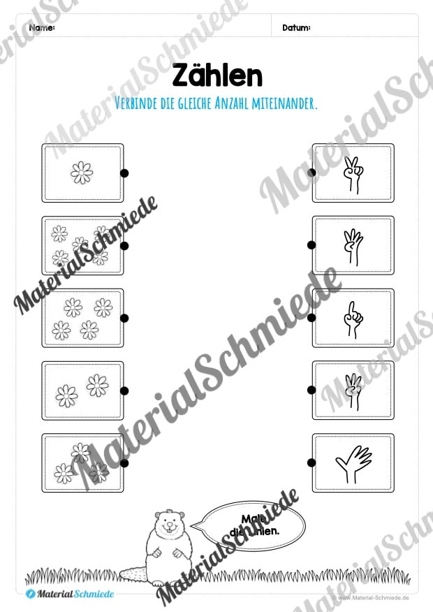 Materialpaket Frühling: Vorschule (Vorschule 06)