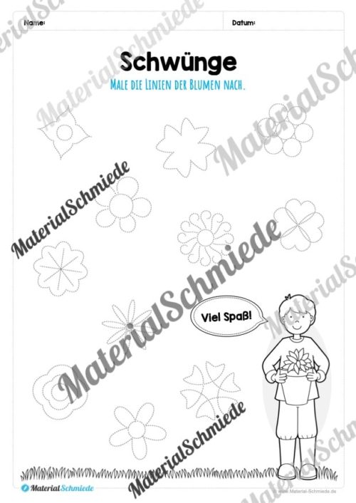 Materialpaket Frühling: Vorschule (Vorschule 07)