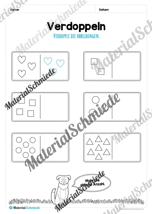 Materialpaket Frühling: Vorschule (Vorschule 17)