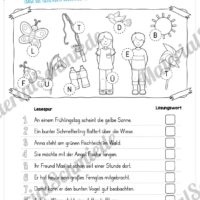 Lesespur zum Frühling (Vorschau)