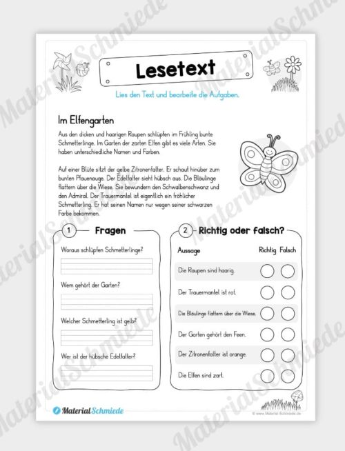 Lesetexte für die Grundschule - Vorschau 03