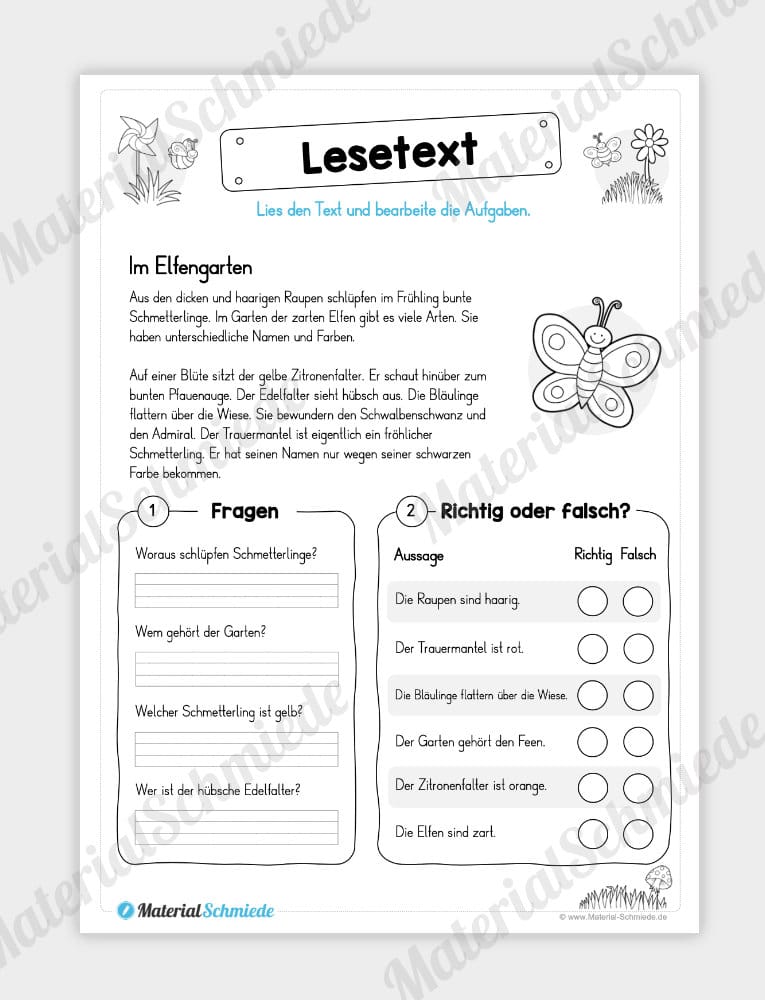 Lesetexte für die Grundschule – Vorschau 03