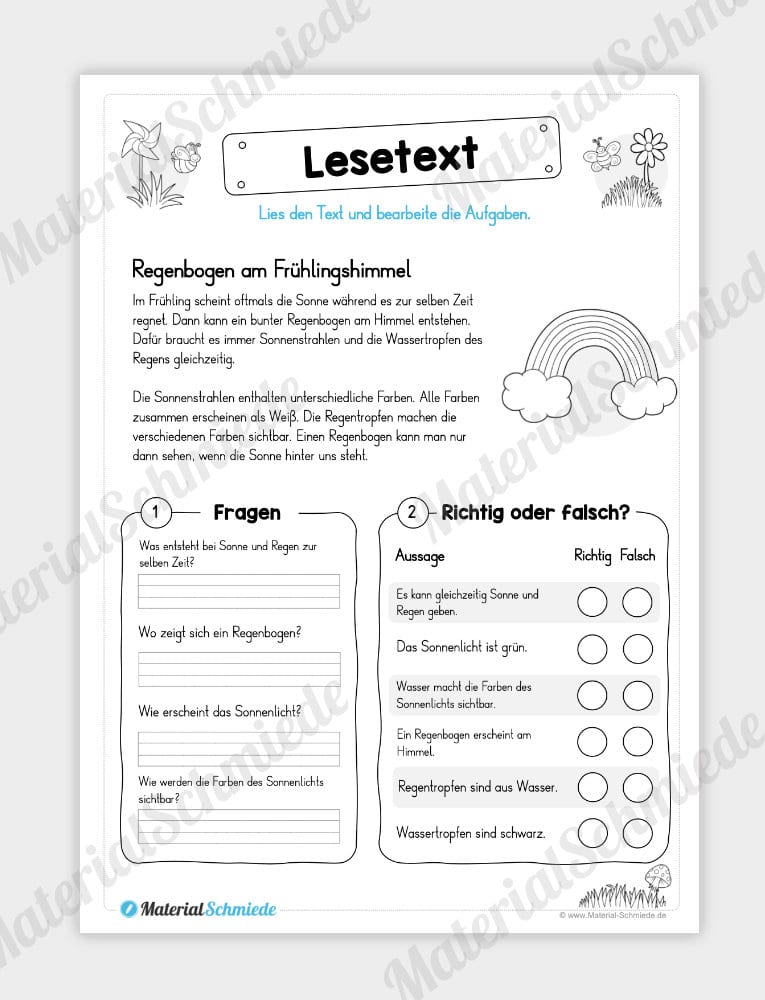 Lesetexte für die Grundschule – Vorschau 04