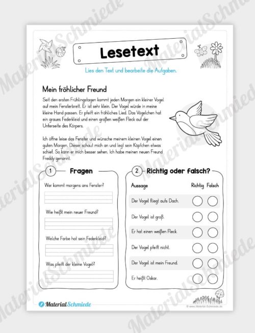 Lesetexte für die Grundschule - Vorschau 05
