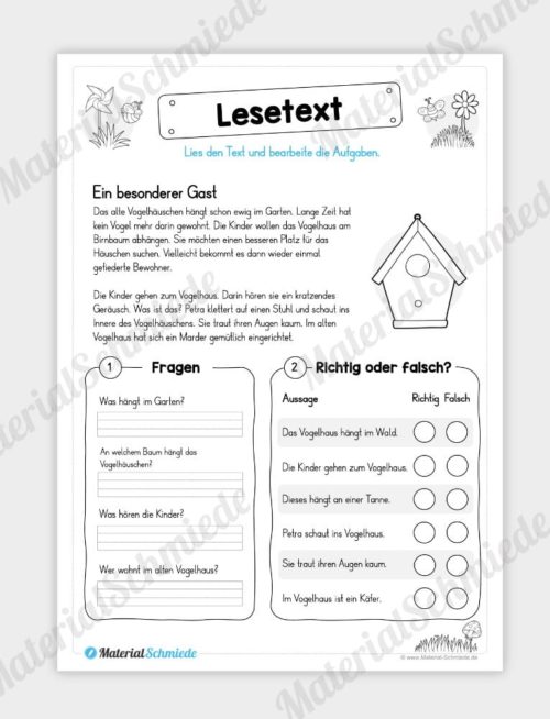 Lesetexte für die Grundschule - Vorschau 02