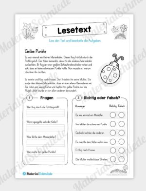 Lesetexte für die Grundschule – Vorschau 09