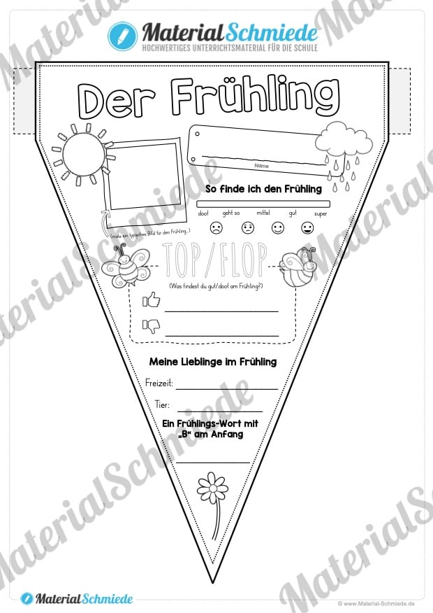 Wimpel Frühling (Vorschau)