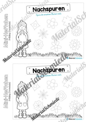 Mini-Heft: Frühling für die Vorschule (Vorschau 02)